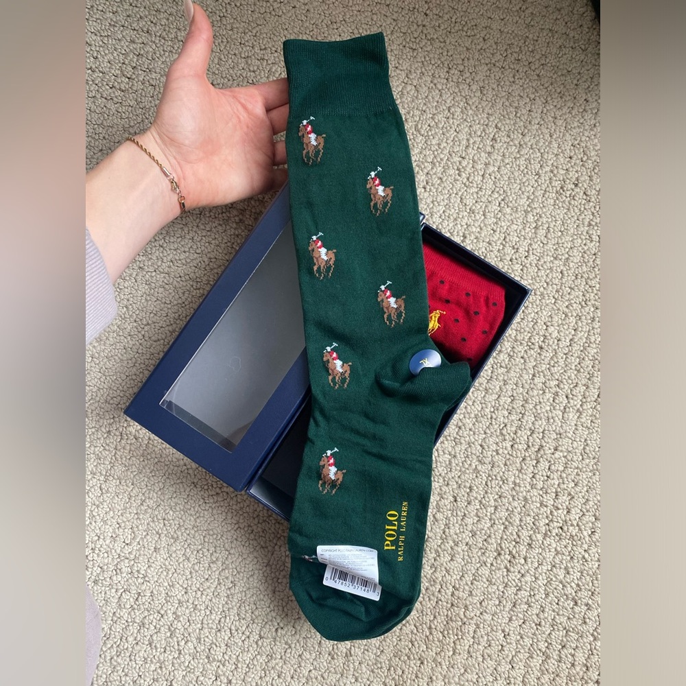 NEW Polo Ralph Lauren socks in gift box XL - Picture 3 of 4